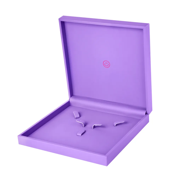 Футляр для украшений 180х180х35 сиреневый 